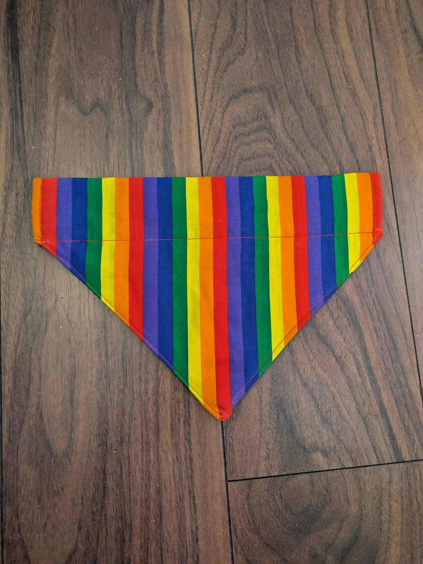 Rainbow Dog Bandana - L
