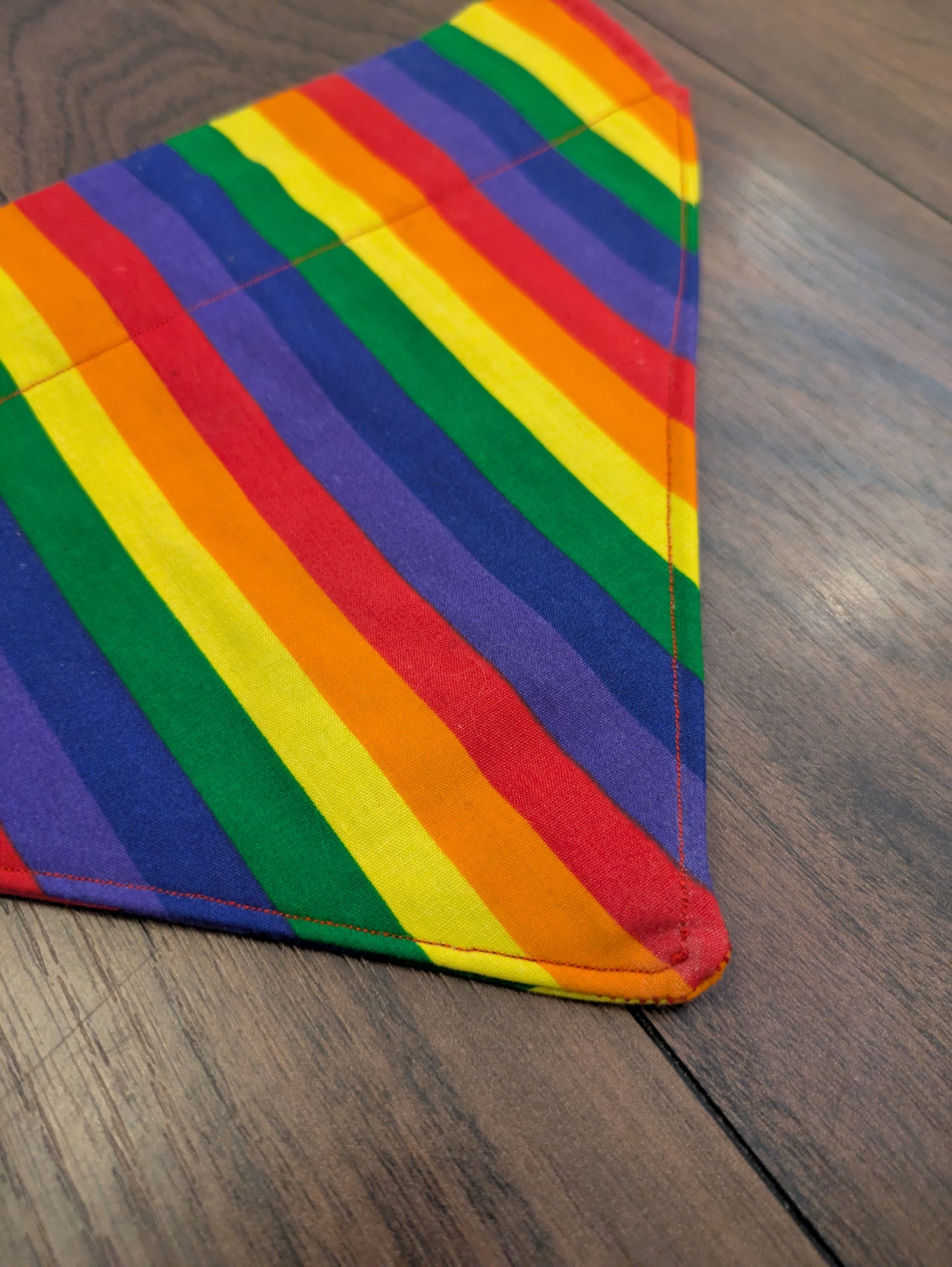 Rainbow Dog Bandana - L