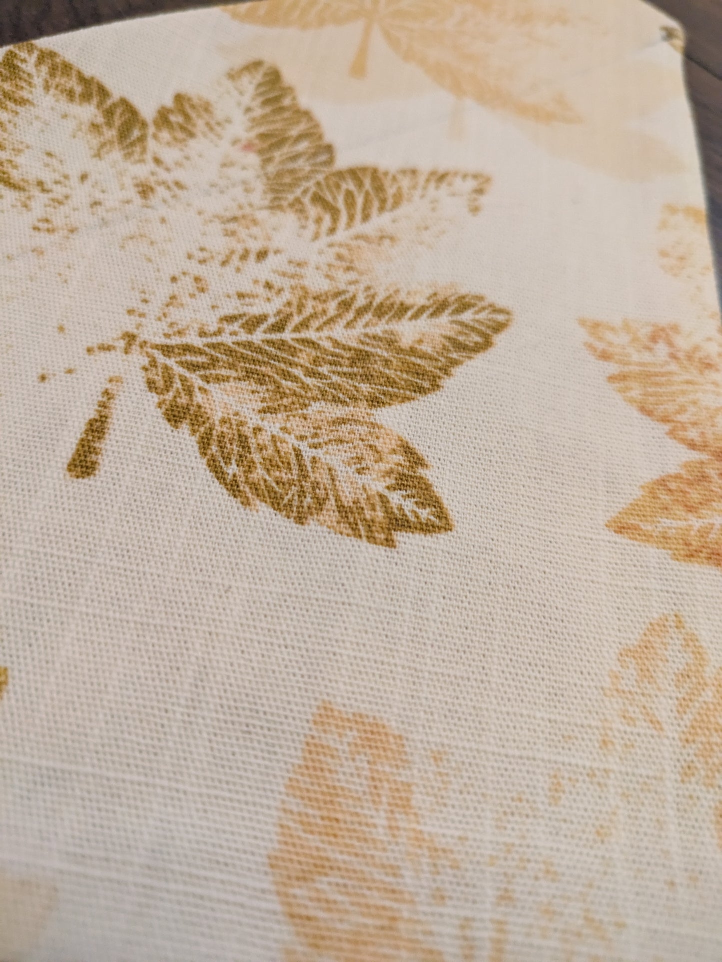 Leaf Print Dog Bandana - L/XL