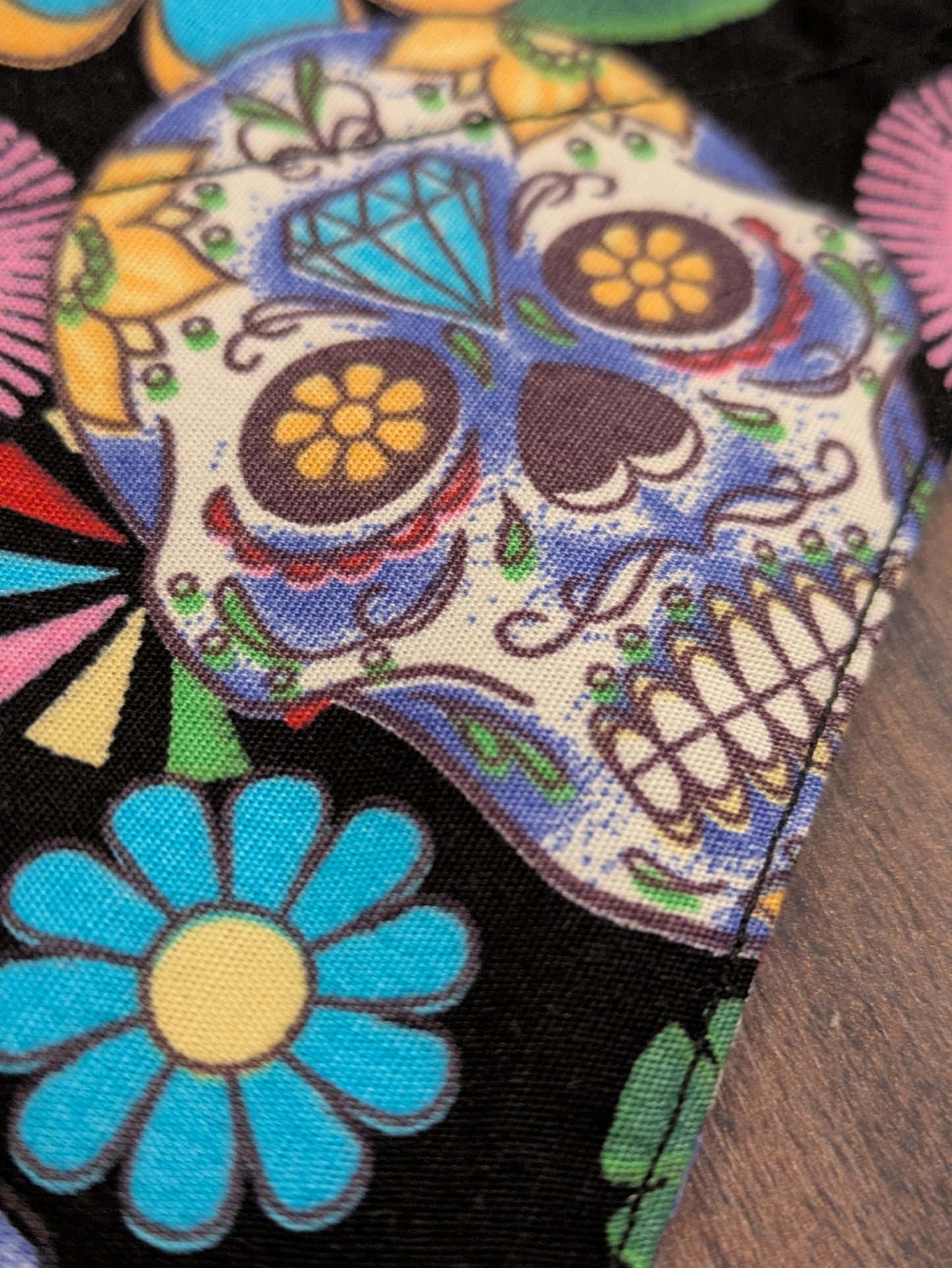 Sugar Skull Dog Bandana - S
