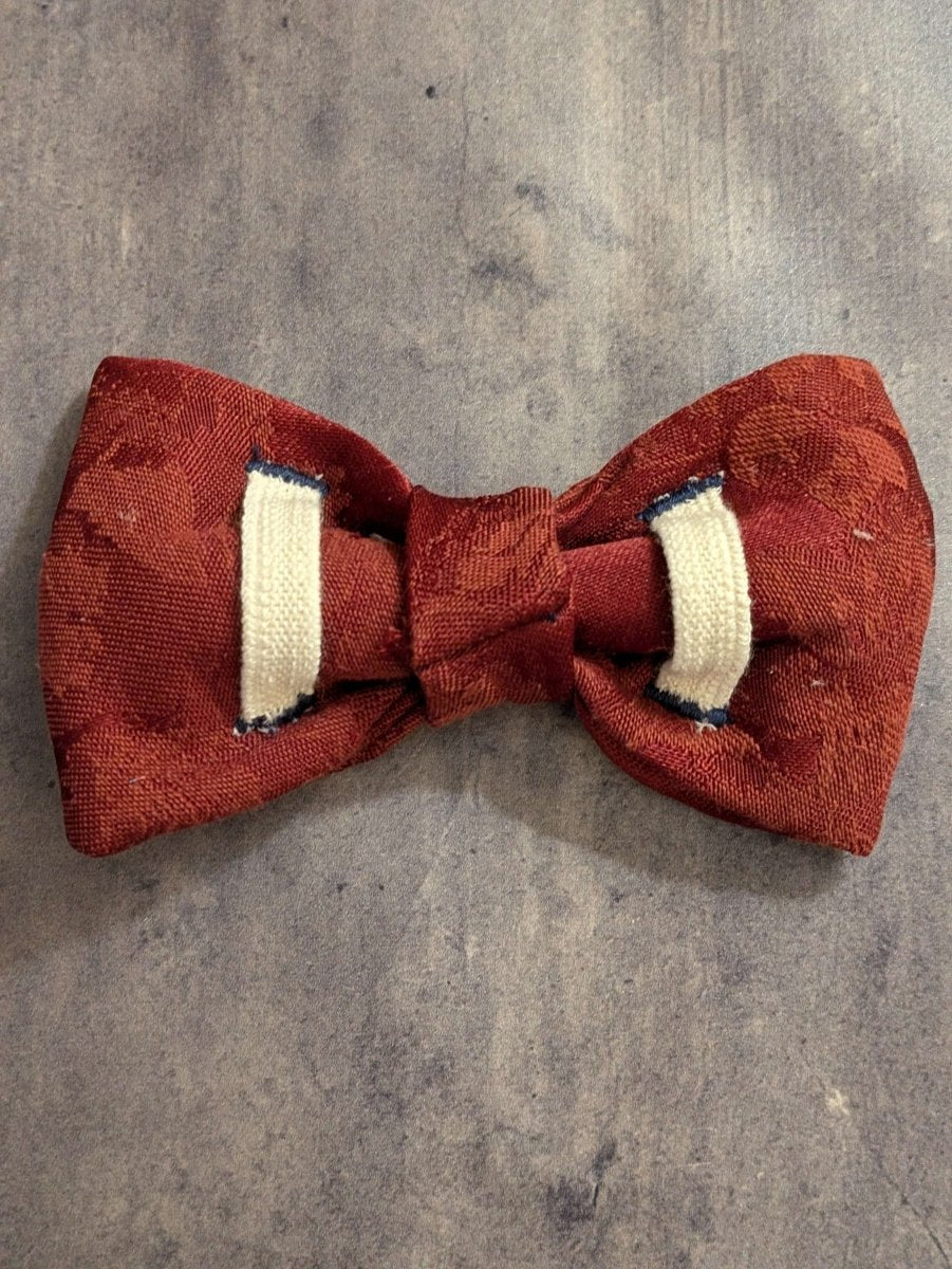 Dog Bow/Bow Tie - Maroon - Fetch & Fettle