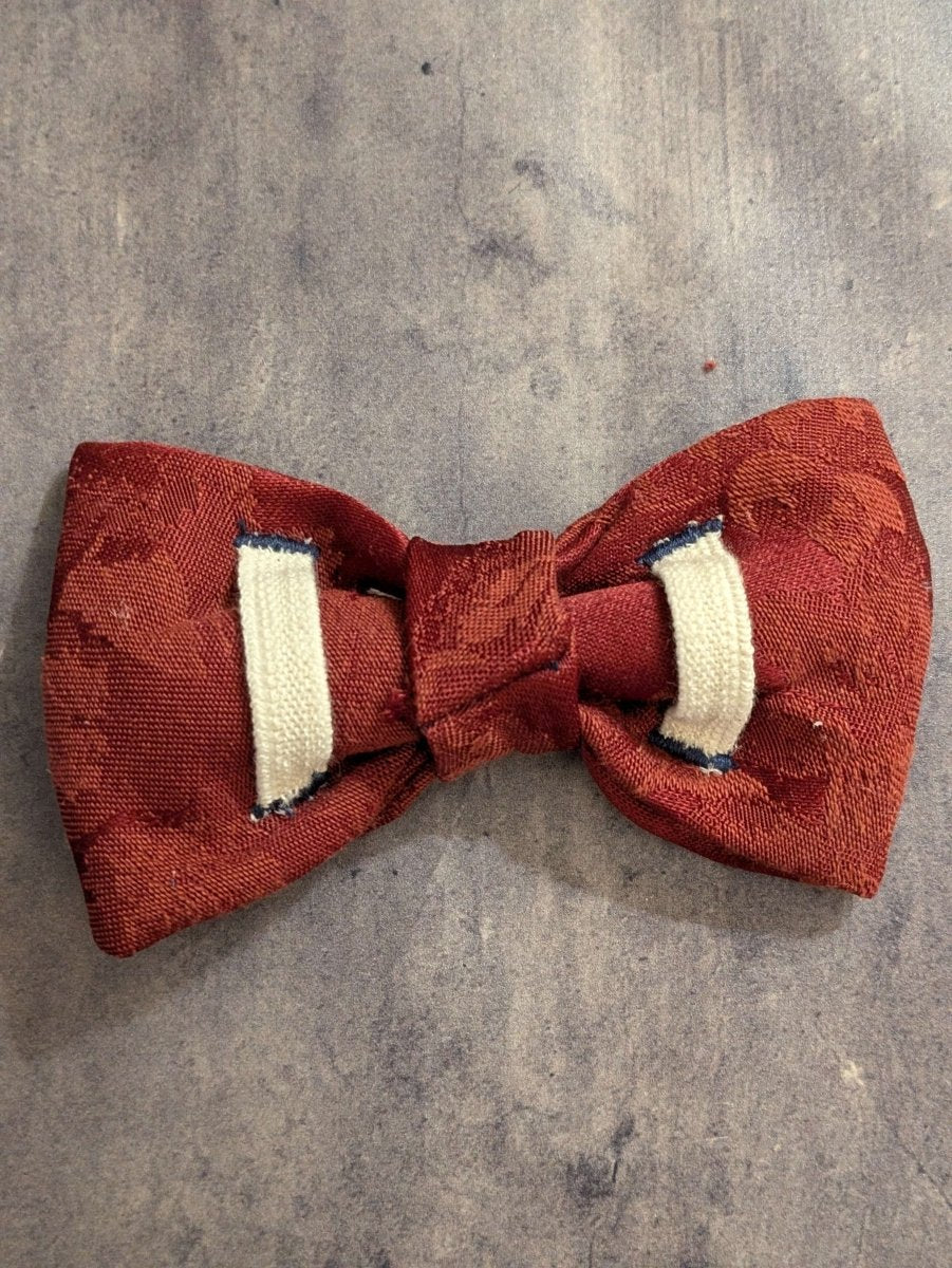 Dog Bow/Bow Tie - Maroon - Fetch & Fettle