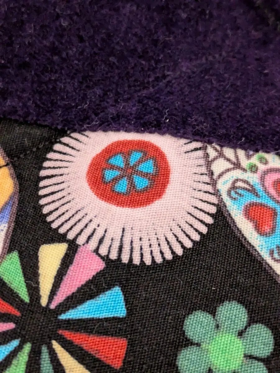 Sugar Skull Patchwork Dog Bandana - S - Fetch & Fettle
