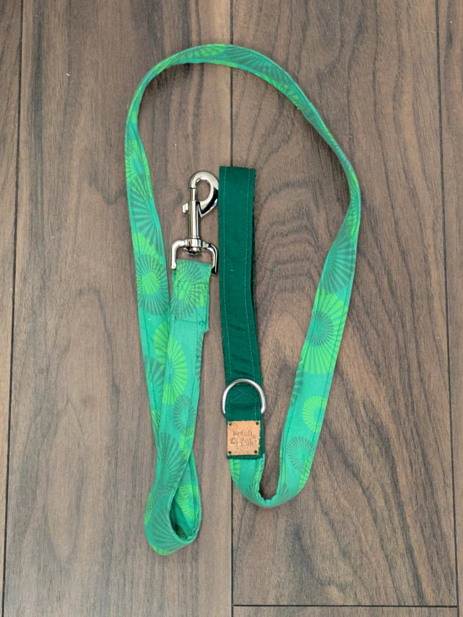 Green dog leash (4.5 foot) - Fetch & Fettle