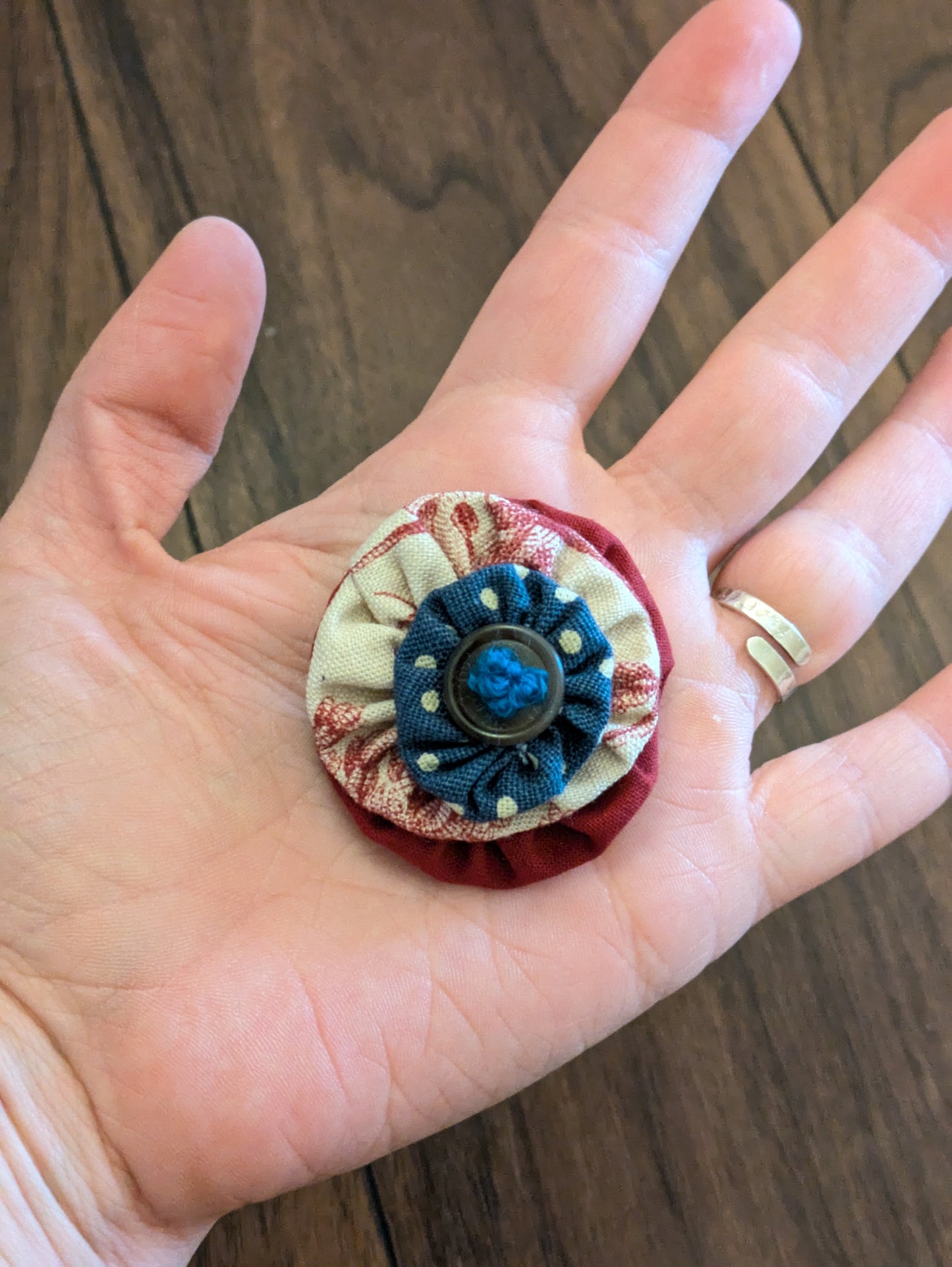 Dog collar flower - Ruby