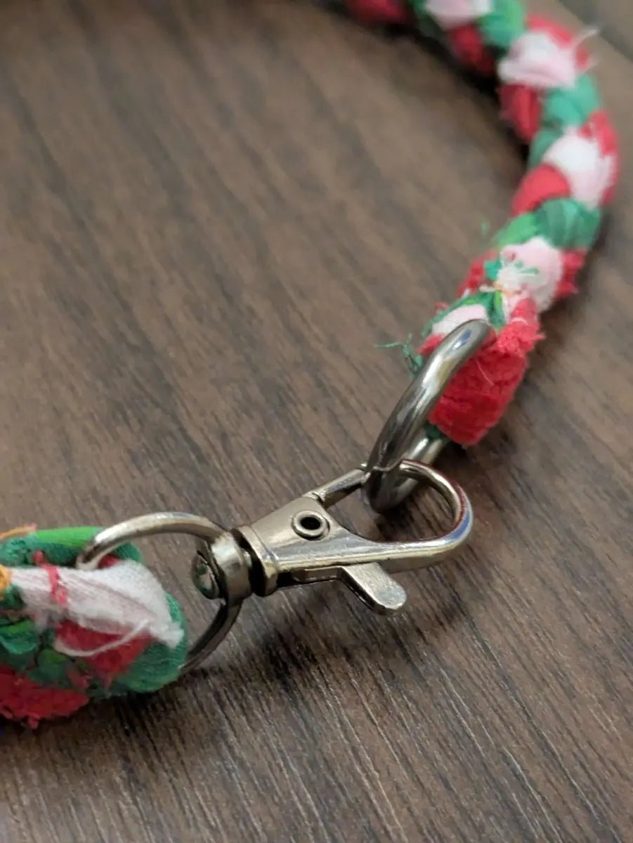 Fabric rope dog house collar - Large - Fetch & Fettle