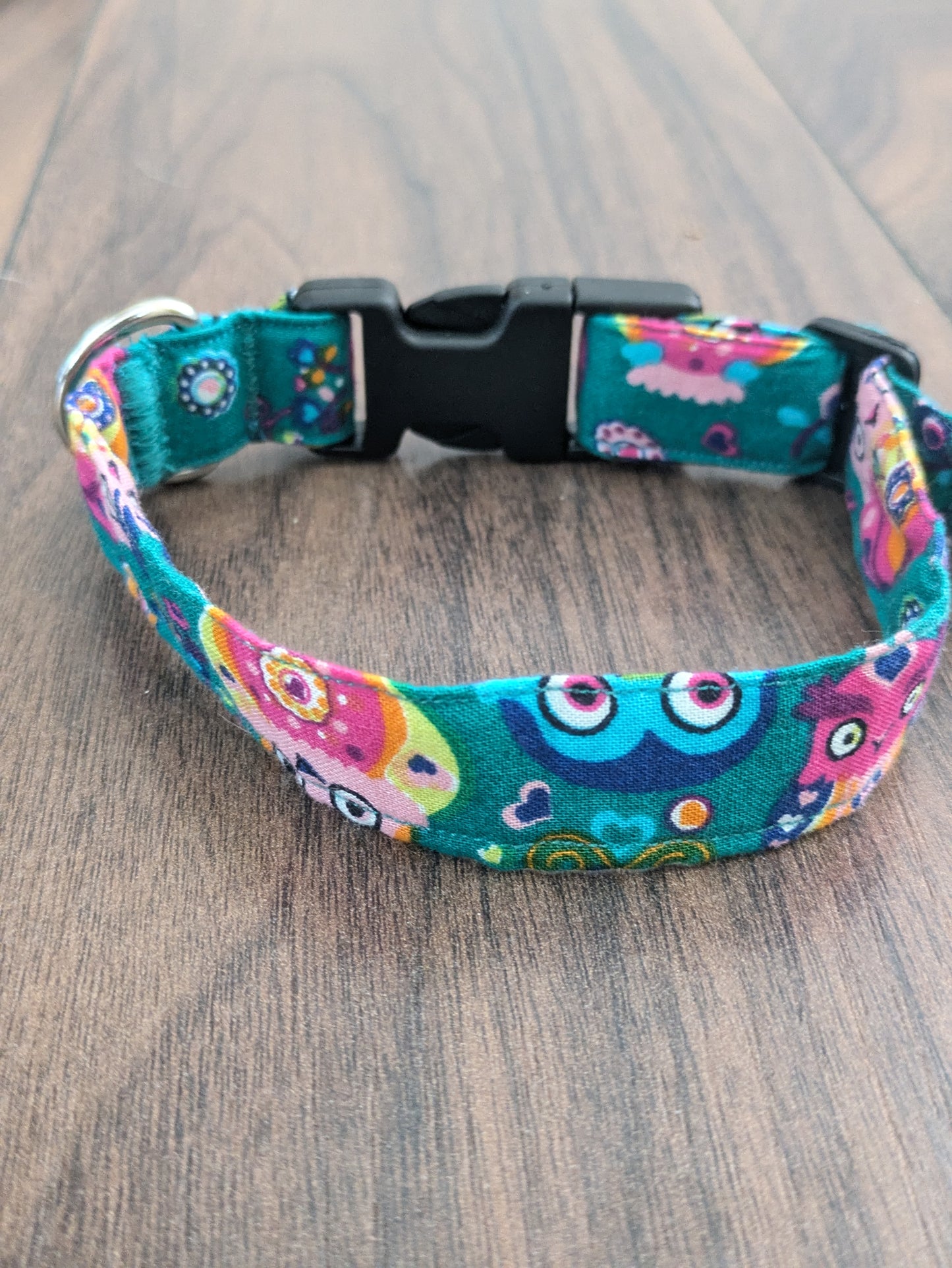 Bright owl dog collar (small)