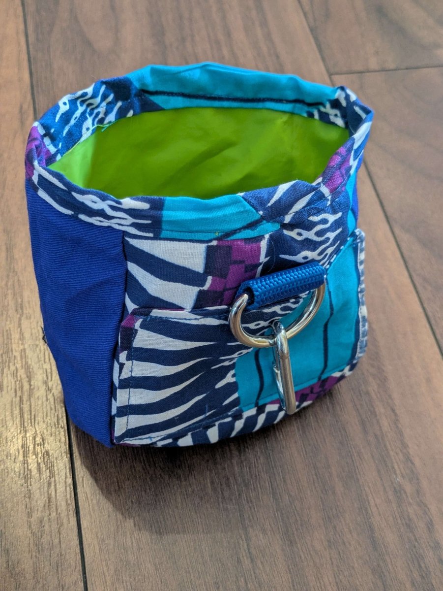 African print - dog treat pouch - Fetch & Fettle