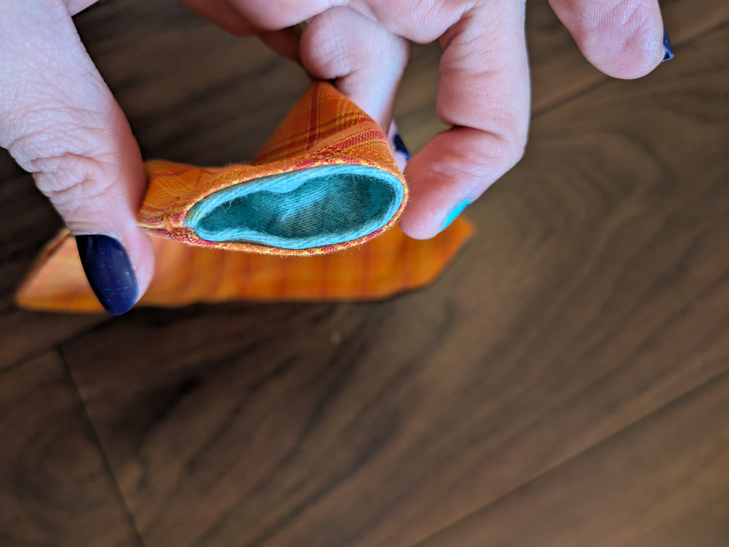Orange Dog Bandana - M