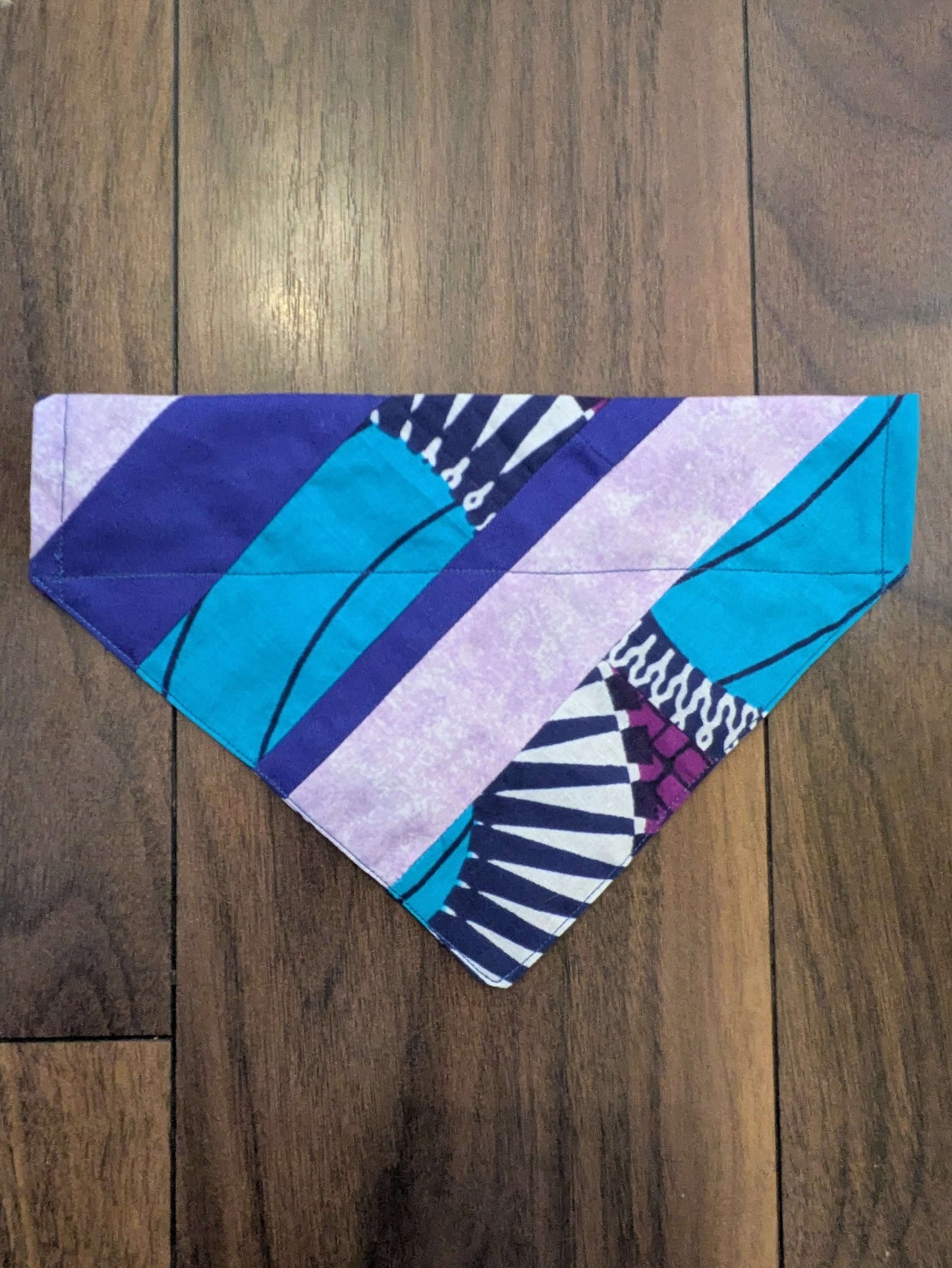 African Patchwork Dog Bandana - M