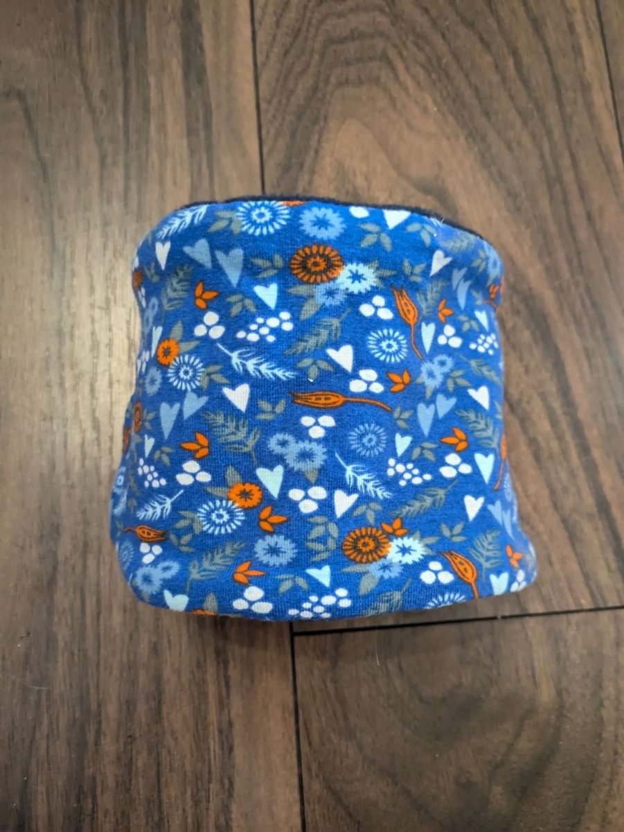 Blue heart upcycled Dog Scarf - Fetch & Fettle