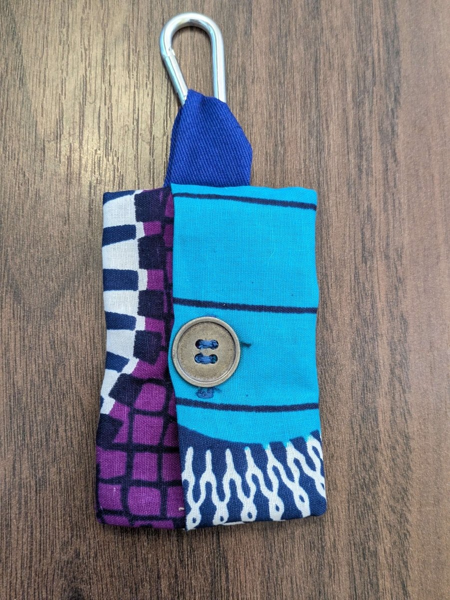 African print poo bag holder - Fetch & Fettle