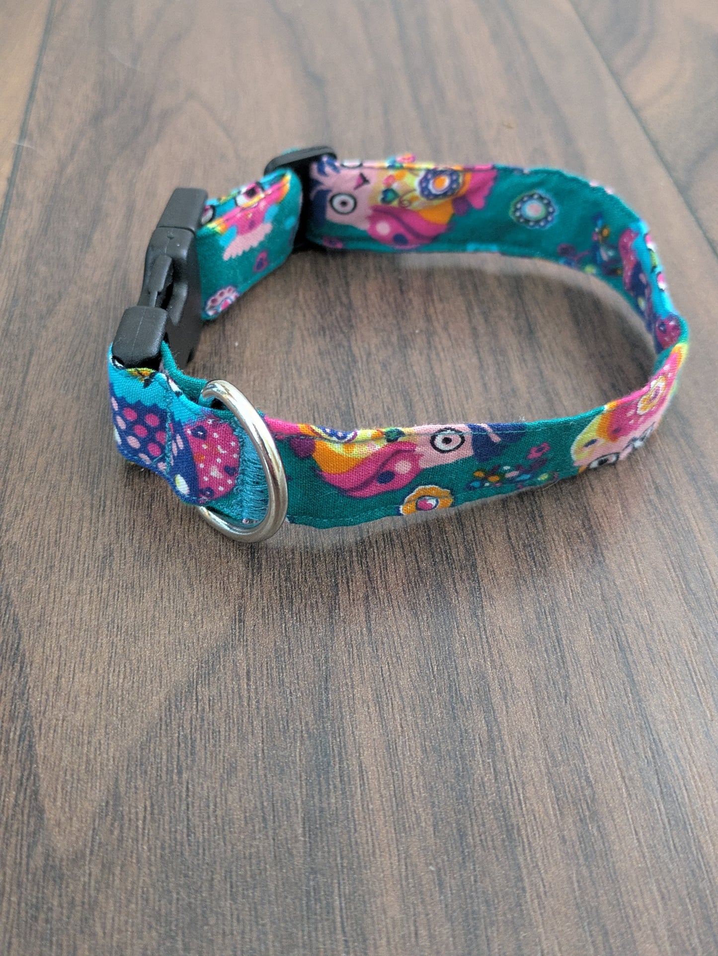 Bright owl dog collar (small)