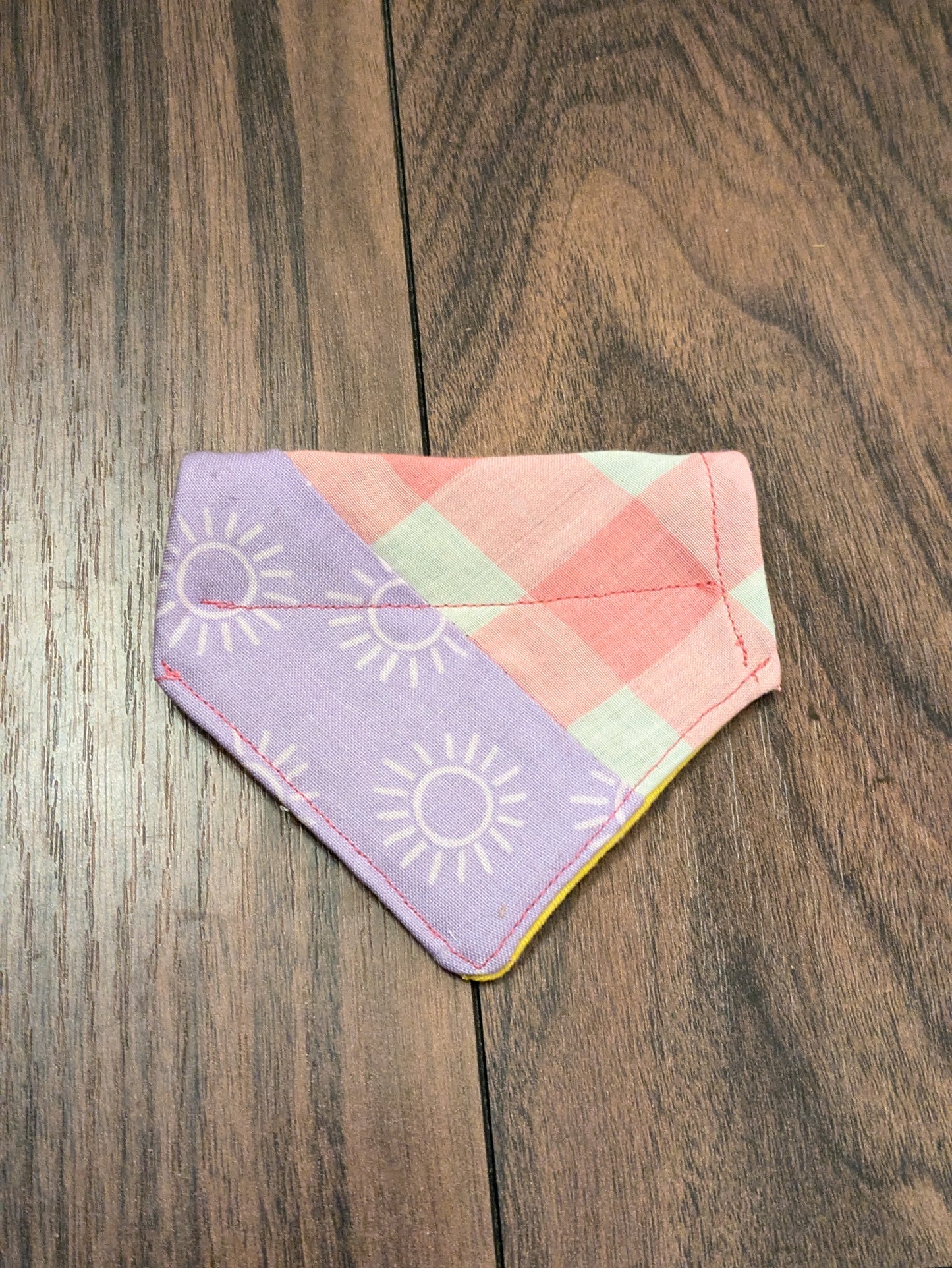Love heart pastel dog bandana - XS