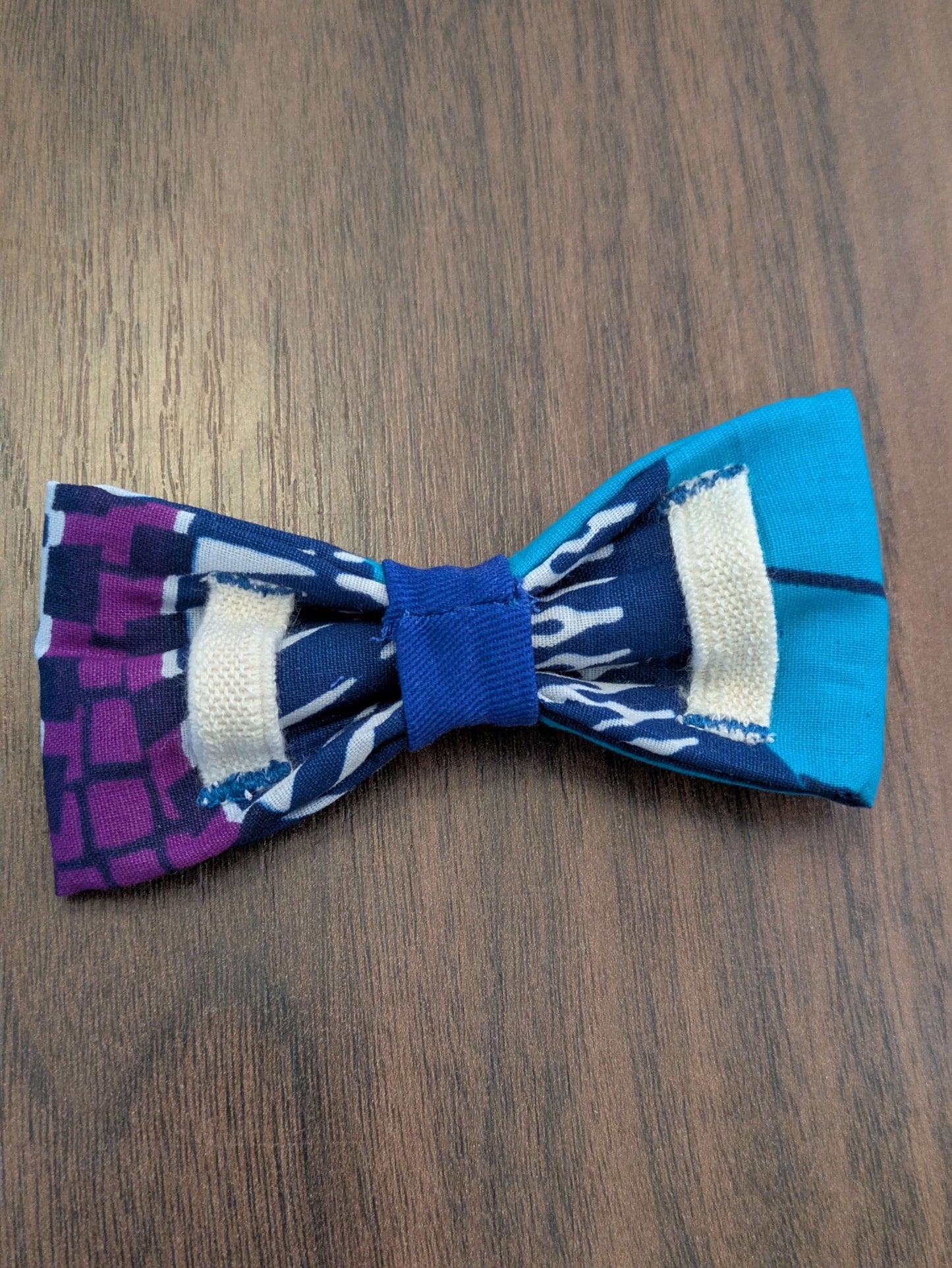 African print dog bow tie - S