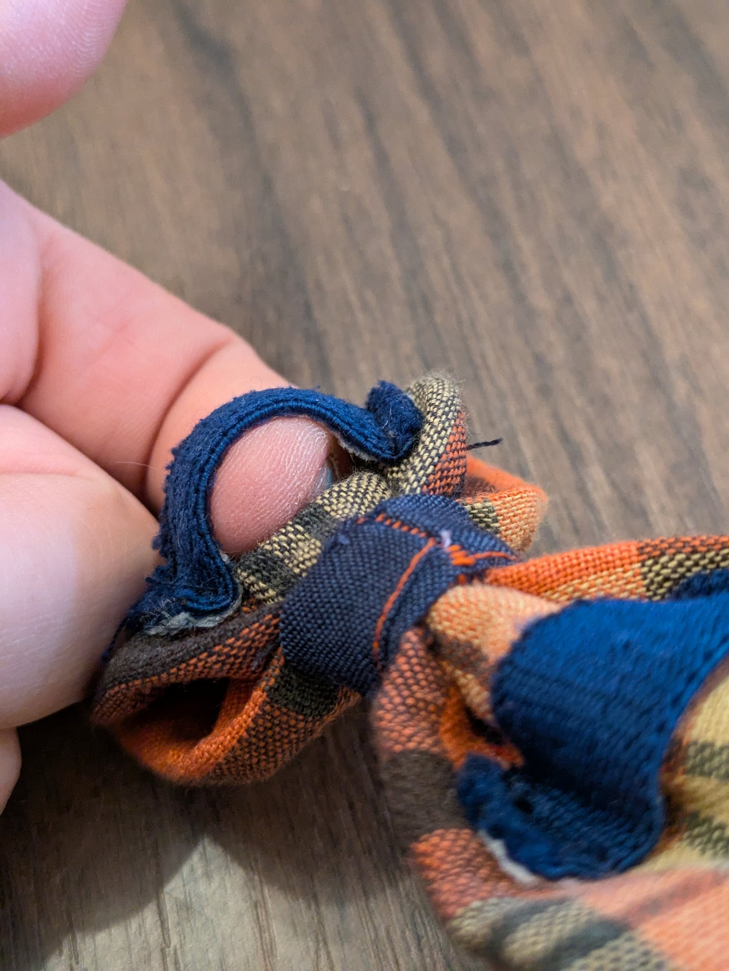 Rustic dog bow tie - XS/S