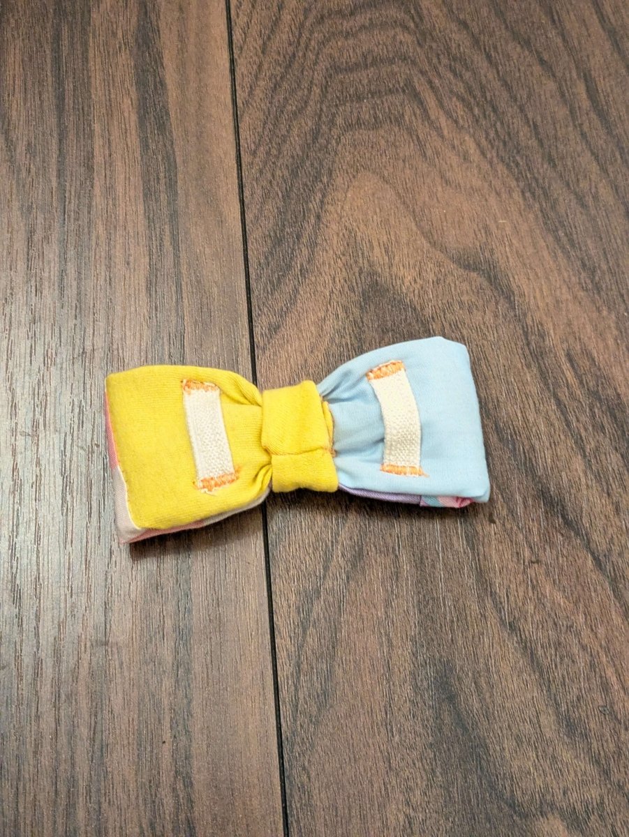 Love heart pastel dog bow tie - XS/S - Fetch & Fettle