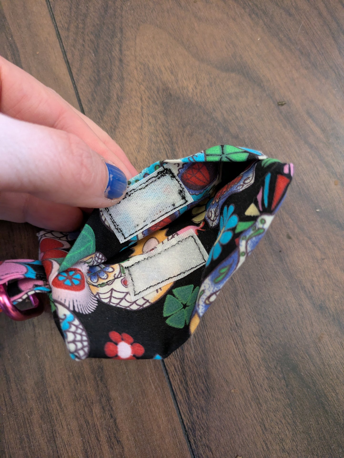 Sugar skull poo bag dispenser