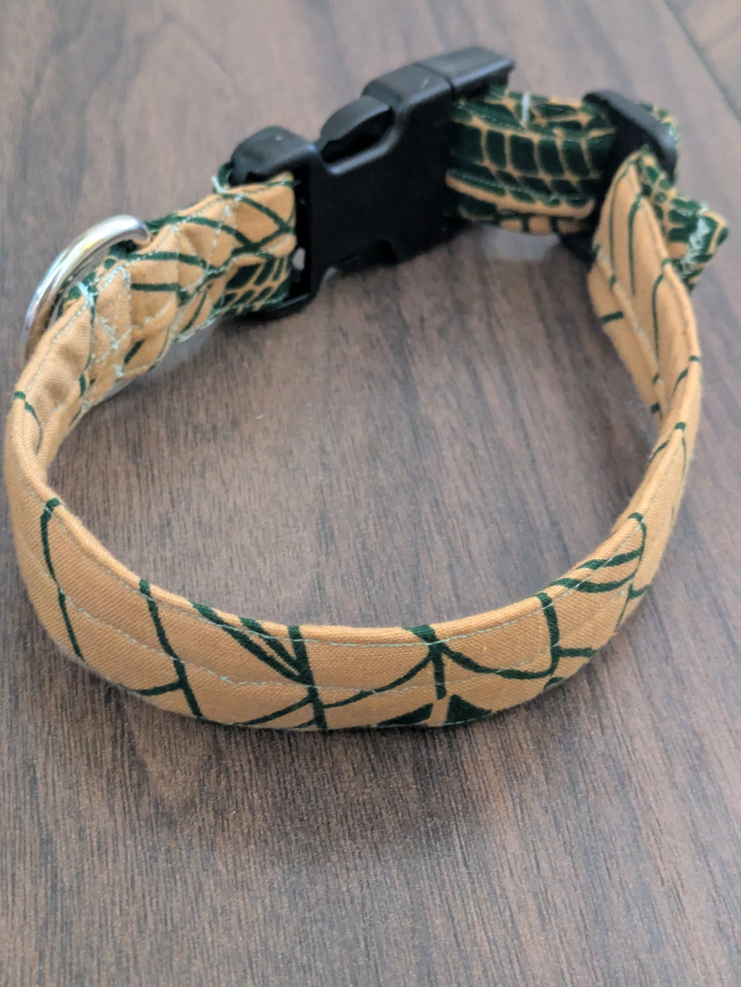Spiderweb - upcycled dog collar (medium)