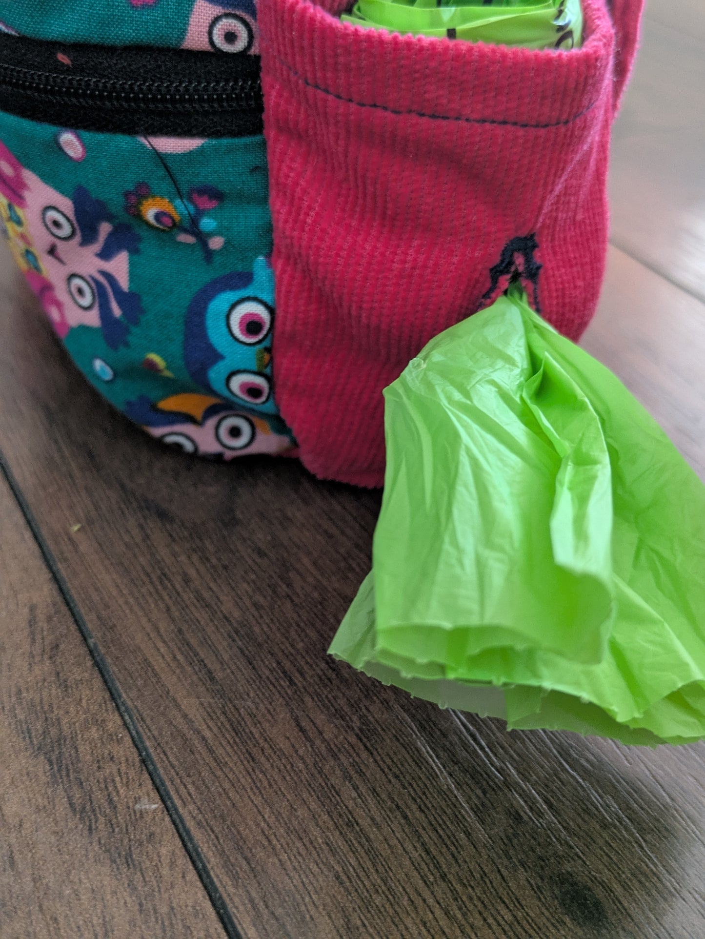 Bright owl - dog treat pouch