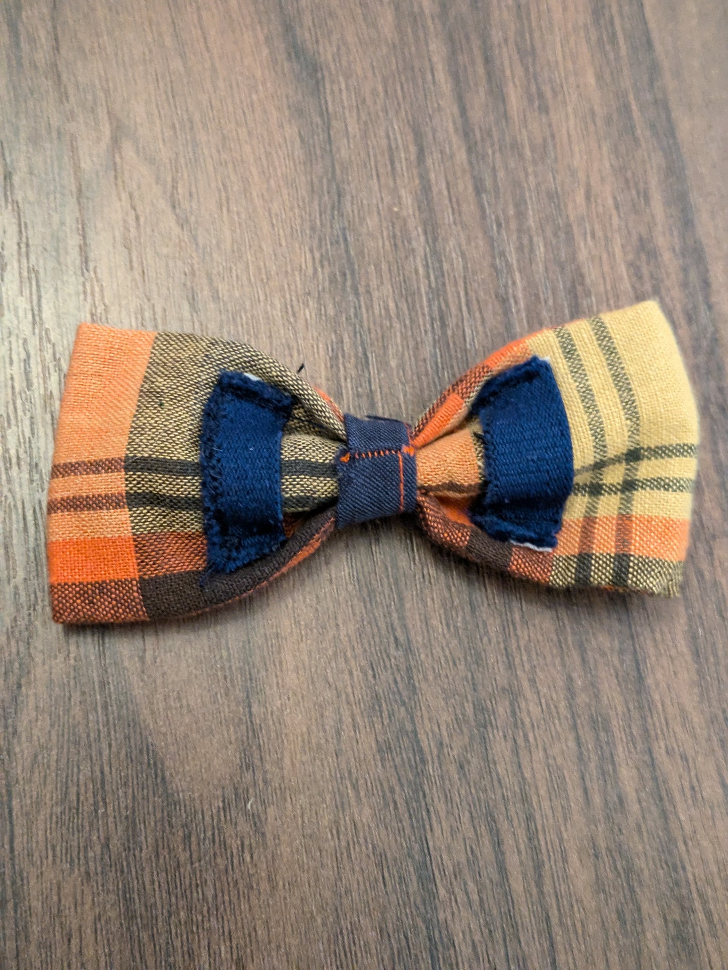 Rustic dog bow tie - XS/S