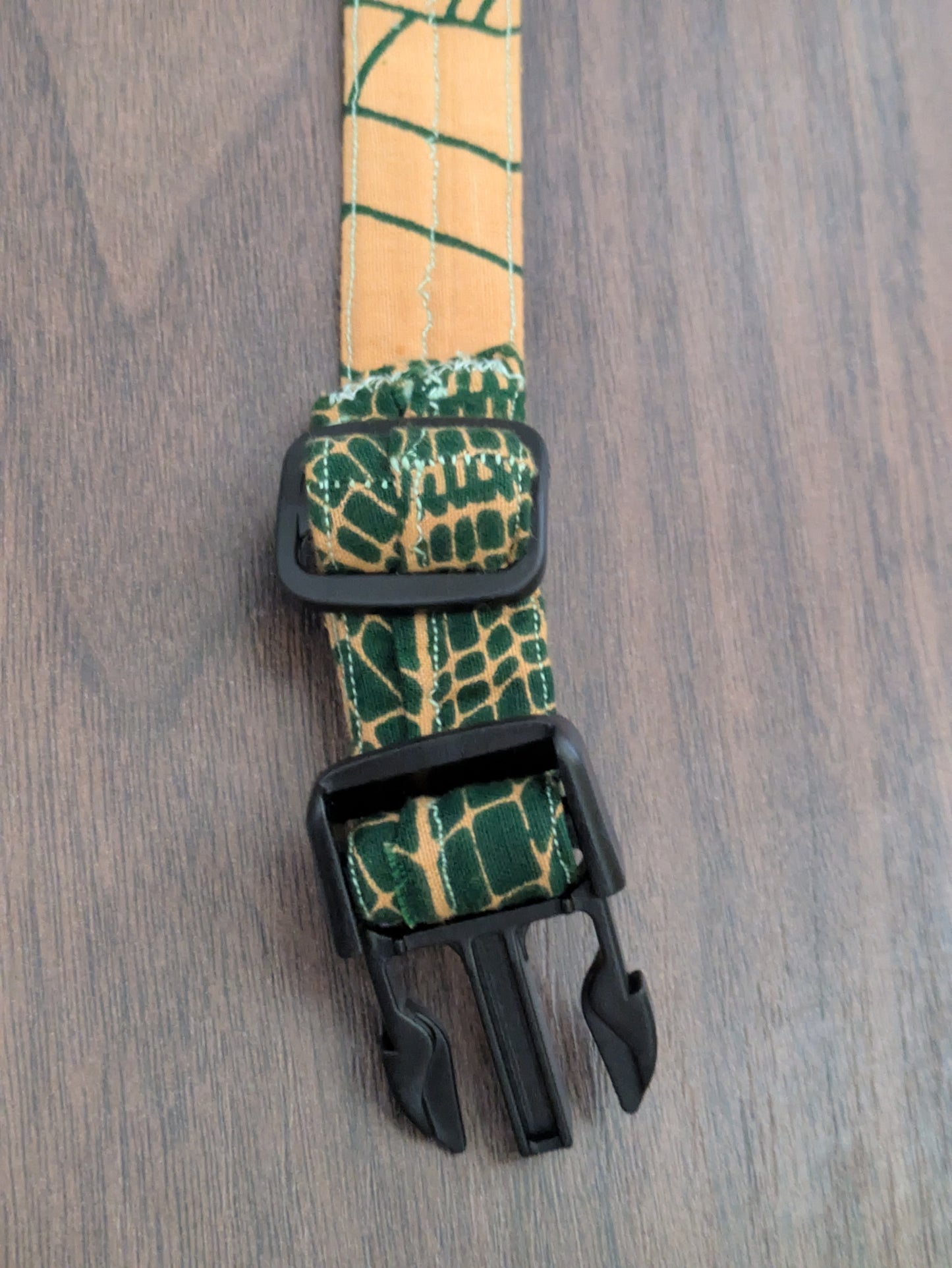 Spiderweb - upcycled dog collar (medium)