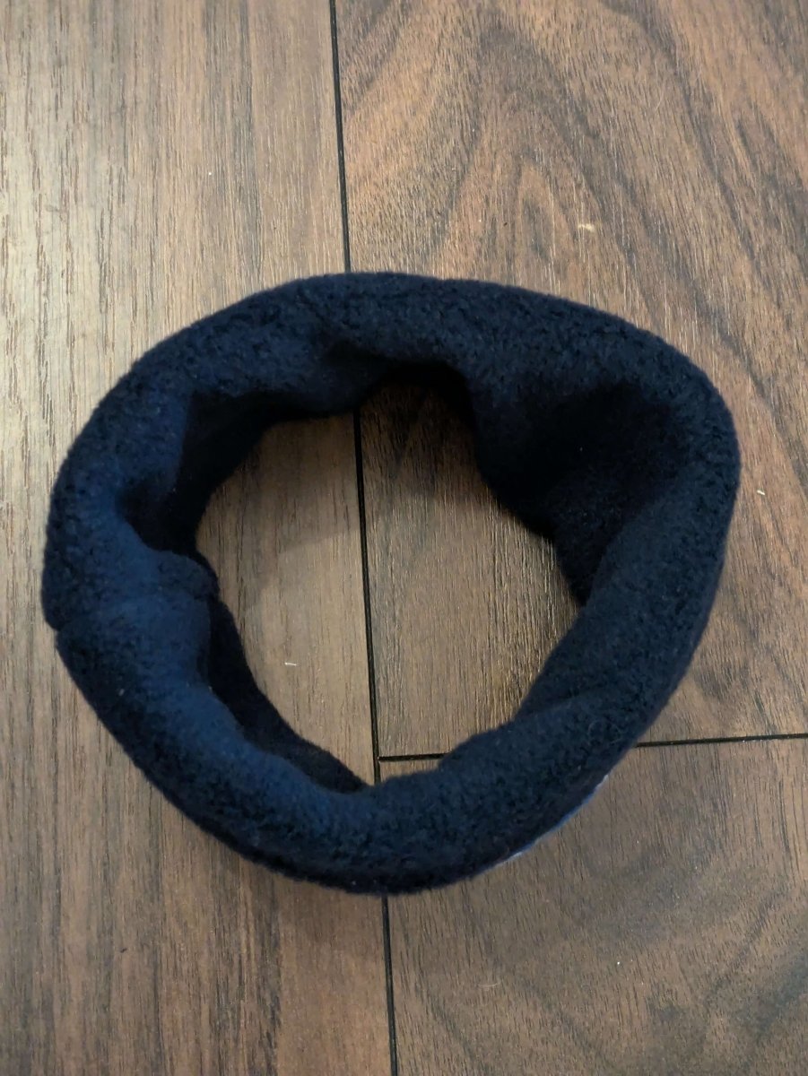 Blue heart upcycled Dog Scarf - Fetch & Fettle