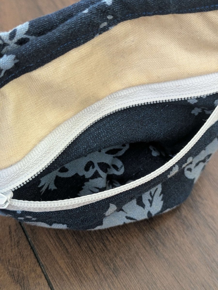 Floral denim - dog treat pouch - Fetch & Fettle