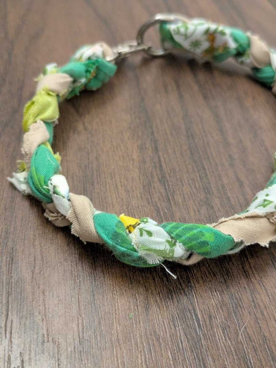 ID tag upcycled dog house collar - Small - Fetch & Fettle