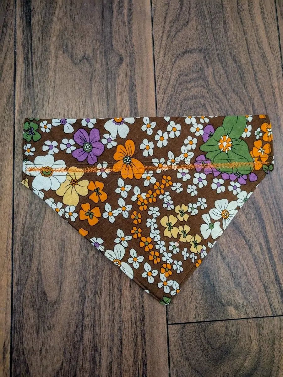 Retro Floral Dog Bandana - Fetch & Fettle