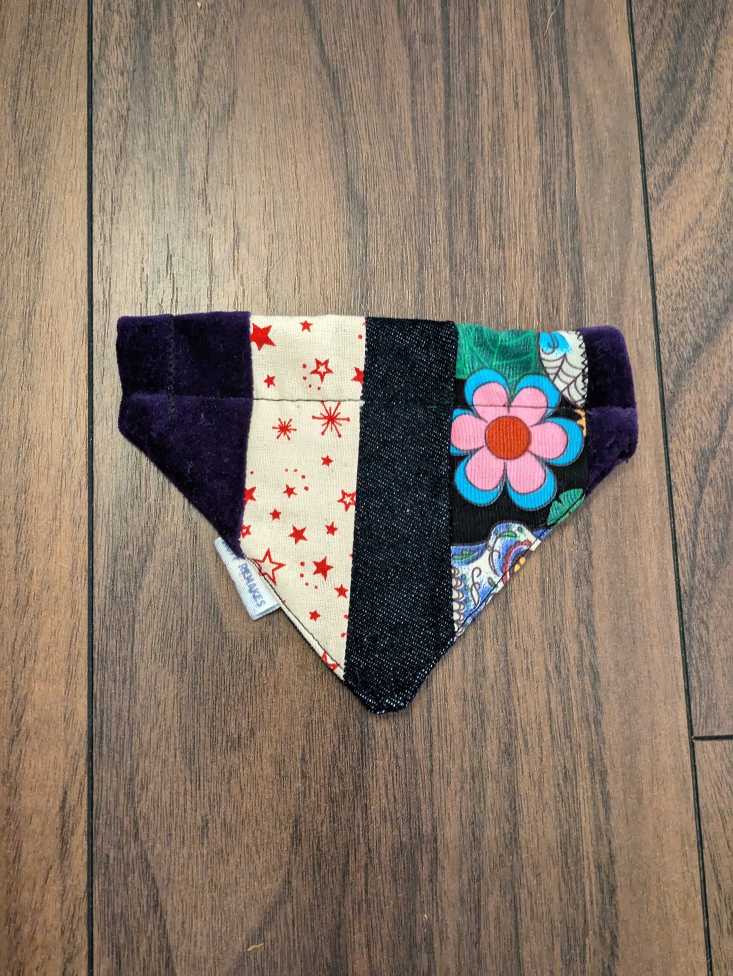 Patchwork Dog Bandana - XS