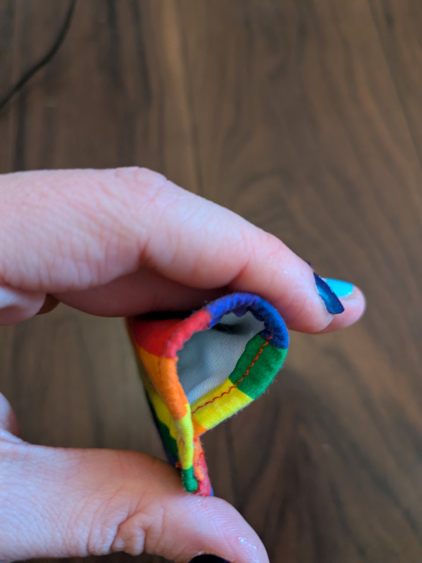 Rainbow Dog Bandana - S