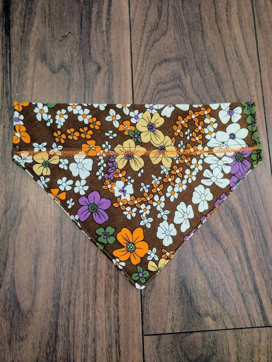 Retro Floral Dog Bandana - Fetch & Fettle