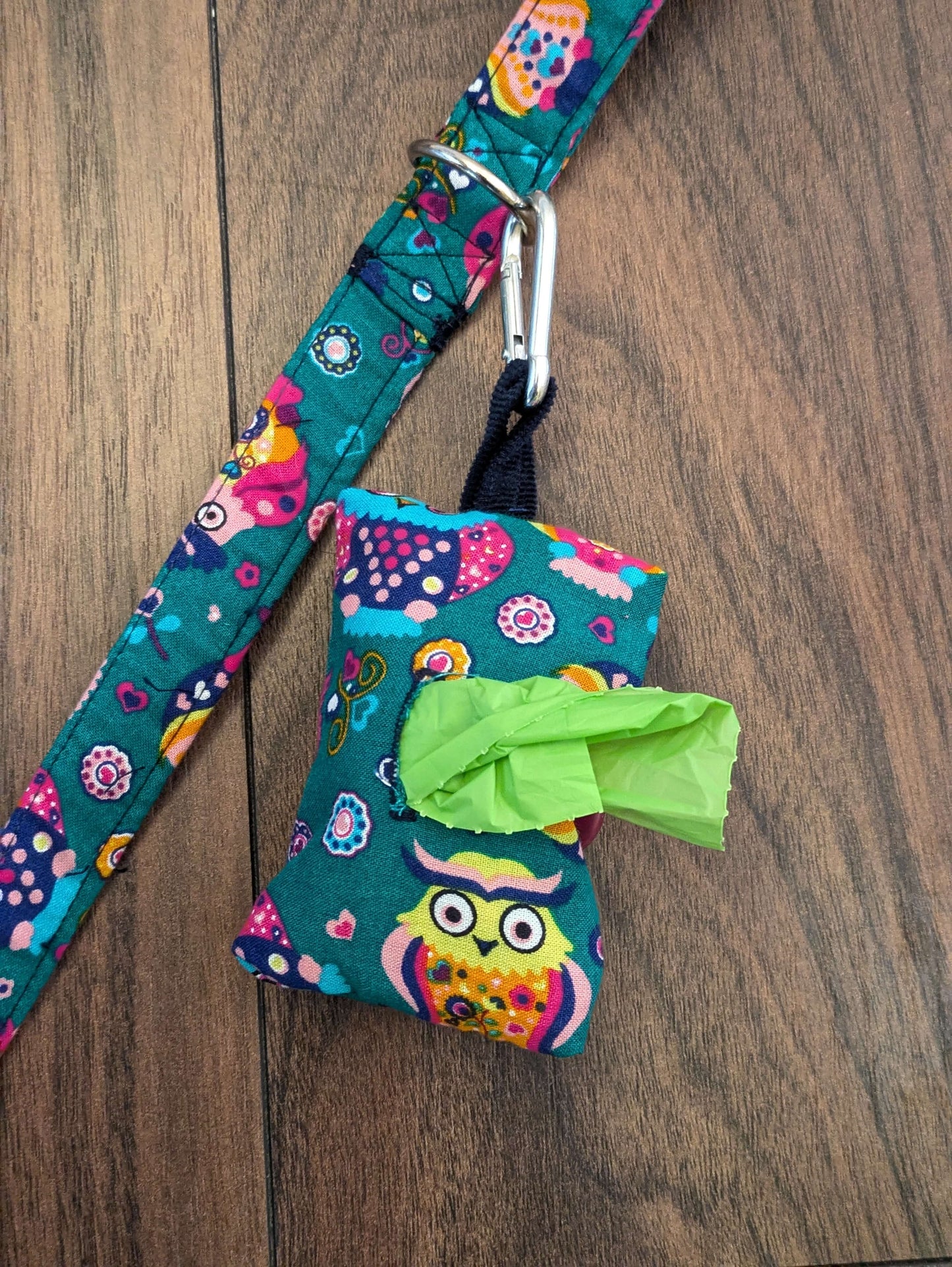 Bright owl poo bag holder