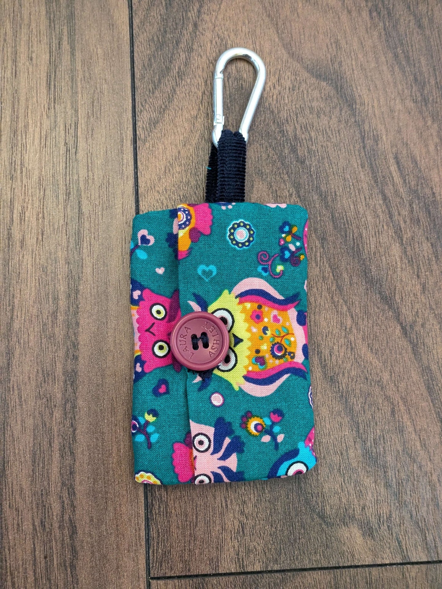 Bright owl poo bag holder