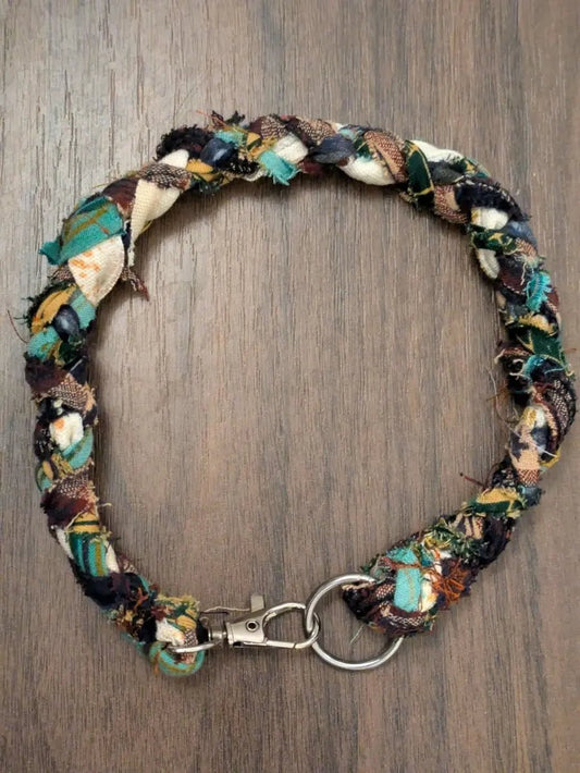 Fabric dog house collar - Medium - Fetch & Fettle