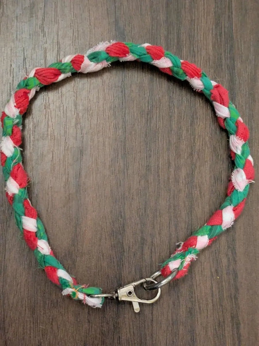 Fabric rope dog house collar - Large - Fetch & Fettle