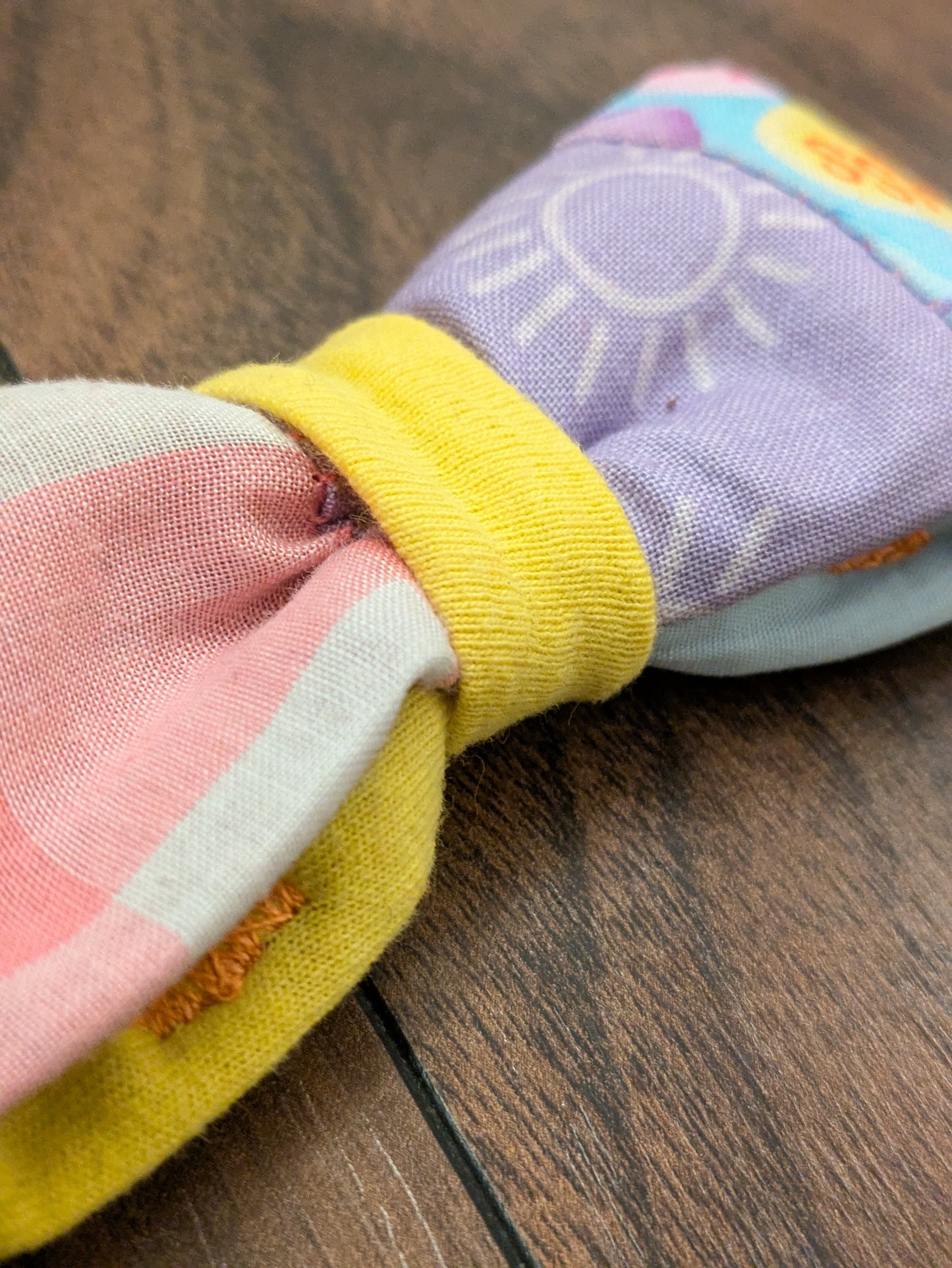 Love heart pastel dog bow tie - XS/S