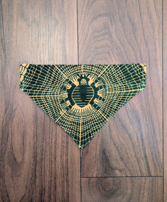 Spider print Dog Bandana