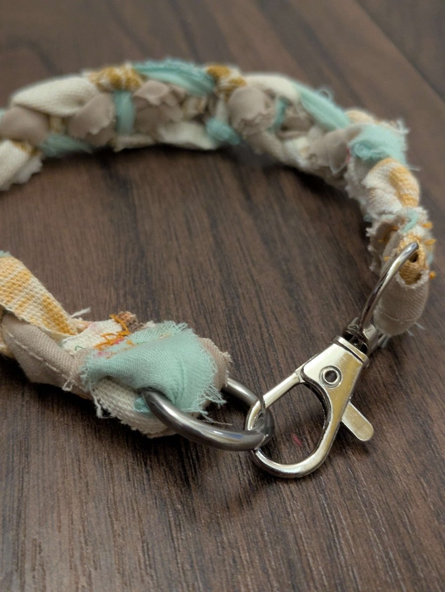 ID tag upcycled dog house collar - Small - Fetch & Fettle