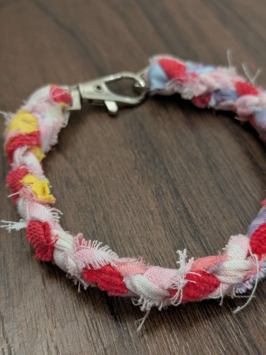 ID tag upcycled dog house collar - XS - Fetch & Fettle