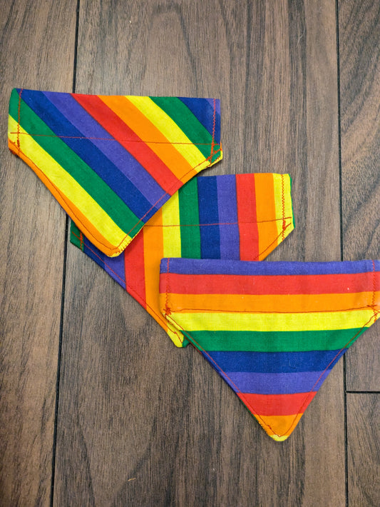 Rainbow Dog Bandana - XS