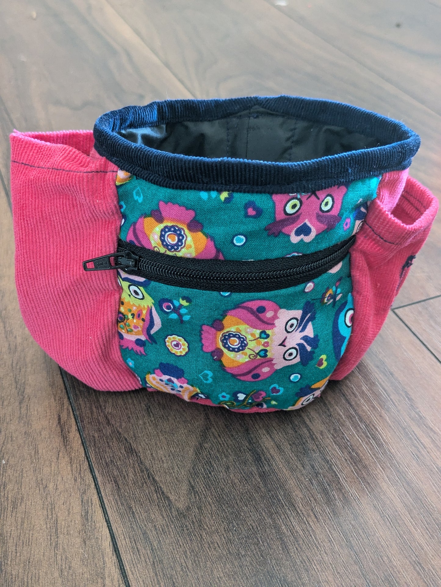 Bright owl - dog treat pouch