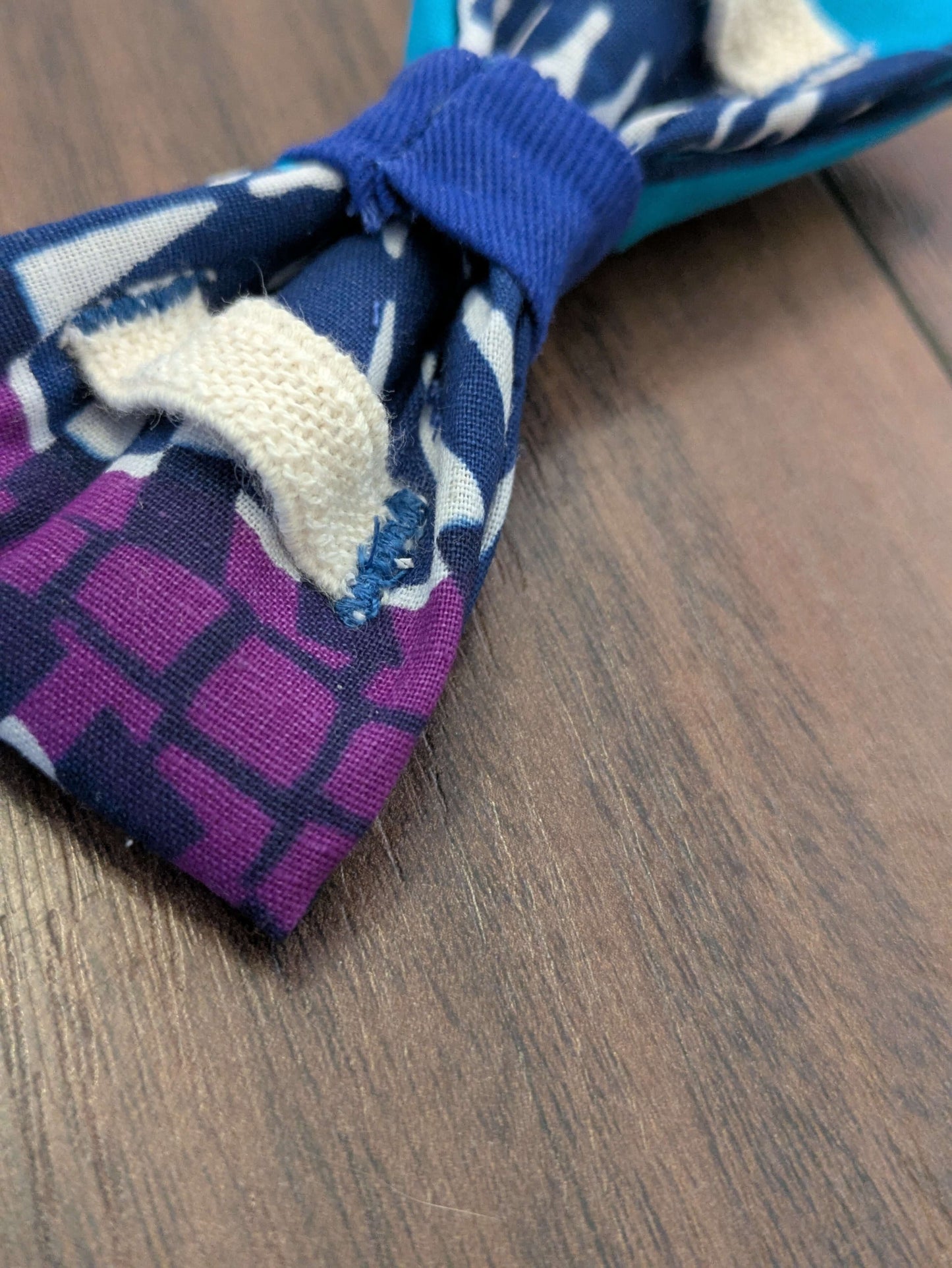 African print dog bow tie - S